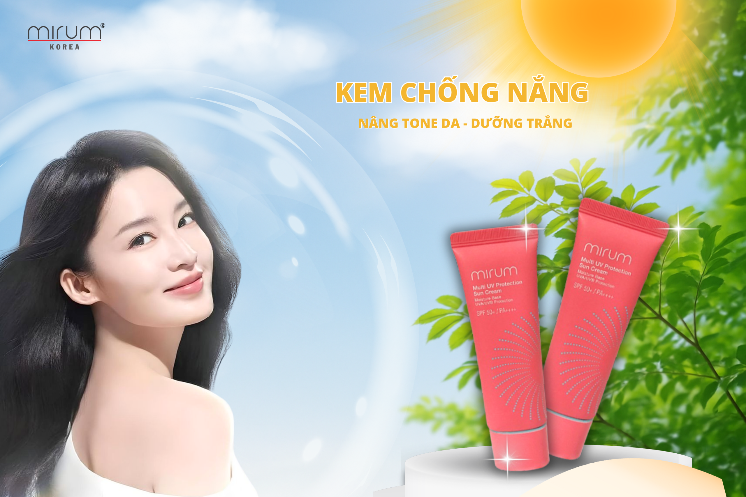 Kem Chống Nắng Đến Từ Hàn Quốc Mirum
