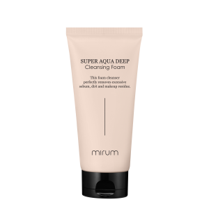 Sữa rửa mặt tạo bọt, làm sạch sâu, tẩy trang và giữ ẩm Mirum 120ml - Mirum Super Aqua Deep Cleansing Foam